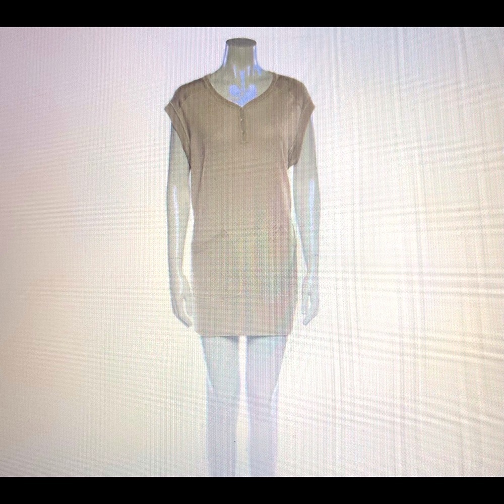 Philosophy Di Alberta Ferretti beige tunic top (or a dress for the brave!) ;)